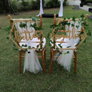 garden wedding chair